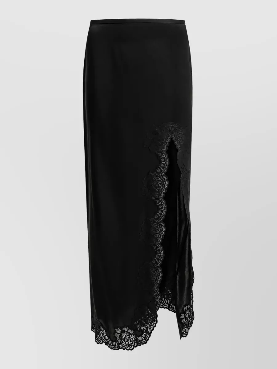 Valentino Silk ruffled maxi skirt
