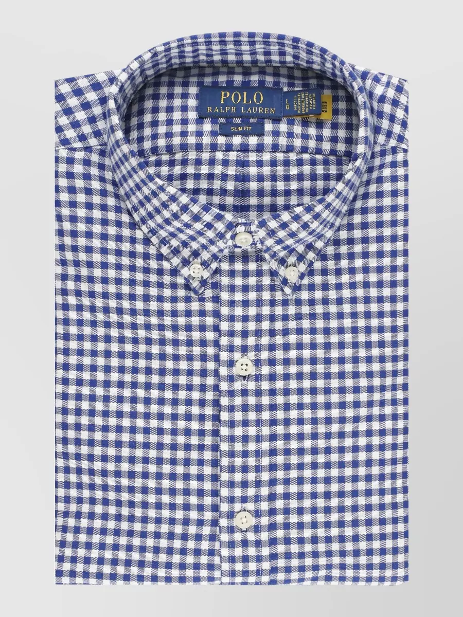 Ralph Lauren Checked Cotton Long-Sleeve Shirt