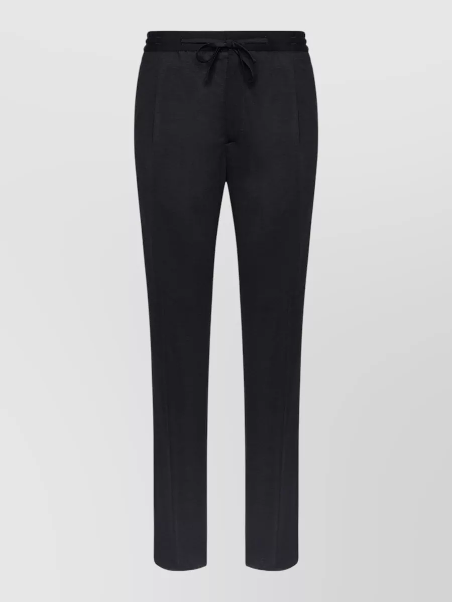 Lardini Tailored Suit Notch Lapel Elastic Waist