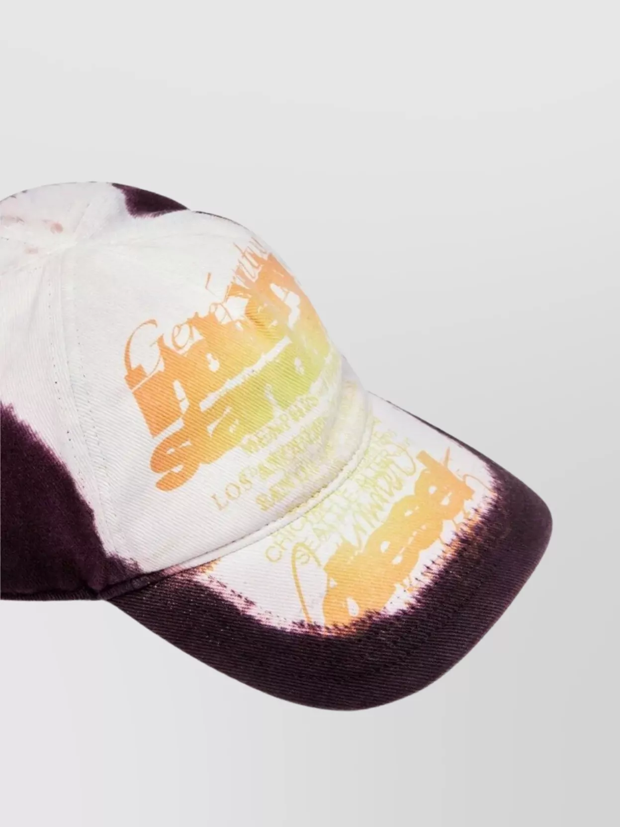 Diesel Chris Tie-Dye Curved Brim Round Crown