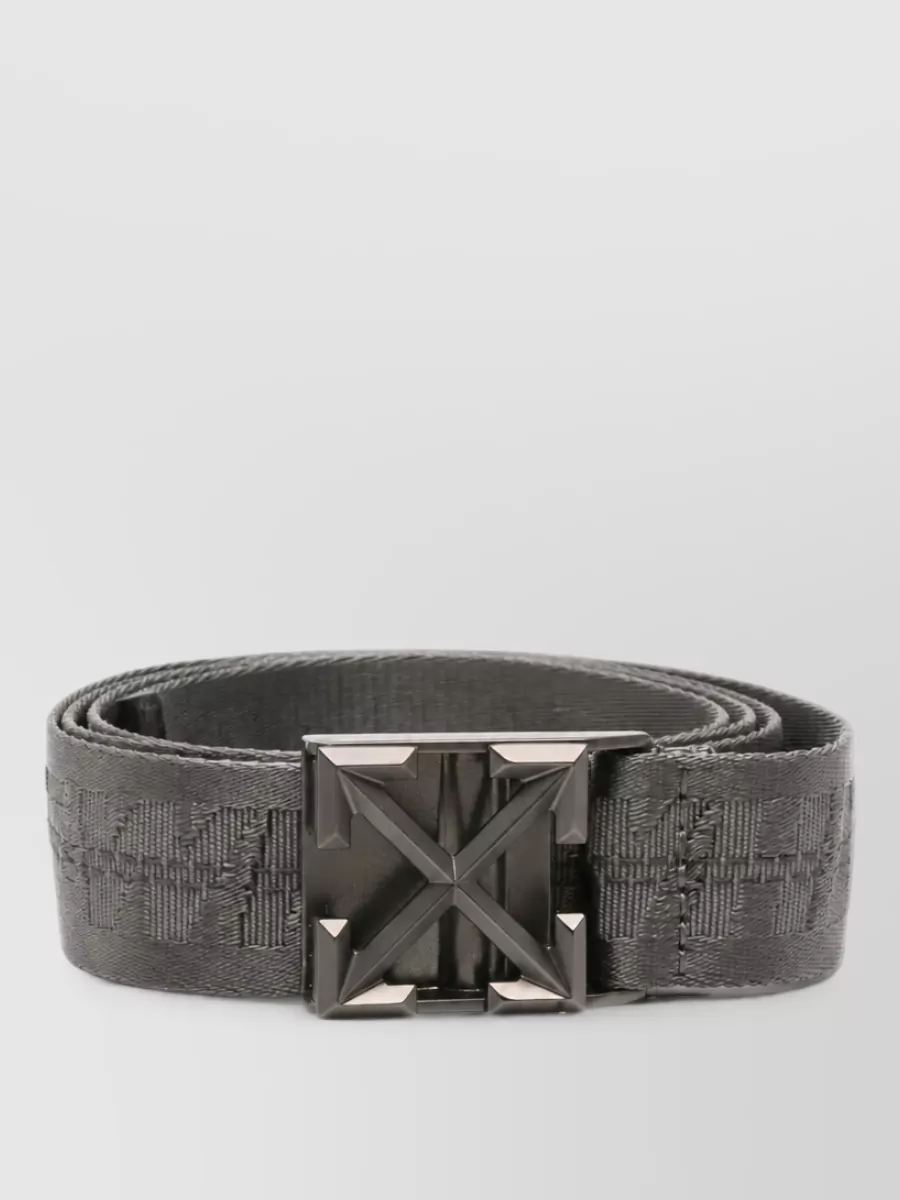 Off-White tape belt arrow belt
