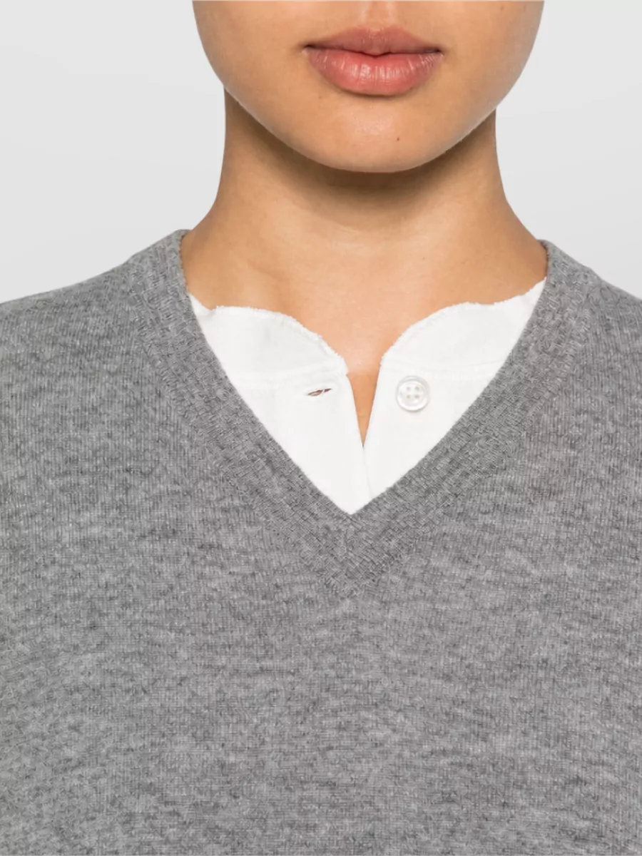 The Row Cashmere V-Neck Sweater