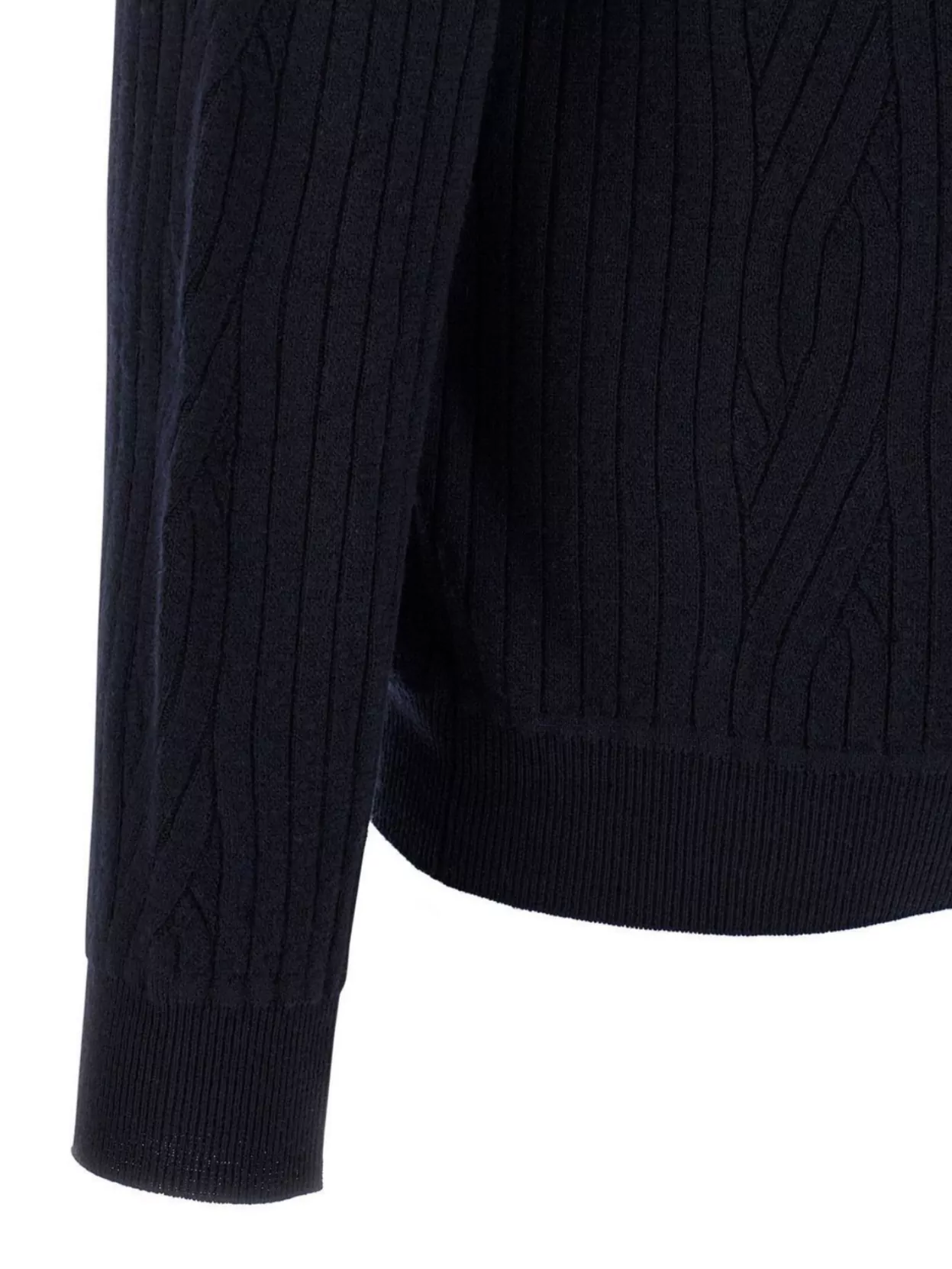 Brioni Textured Cardigan With Pockets And Sleeves