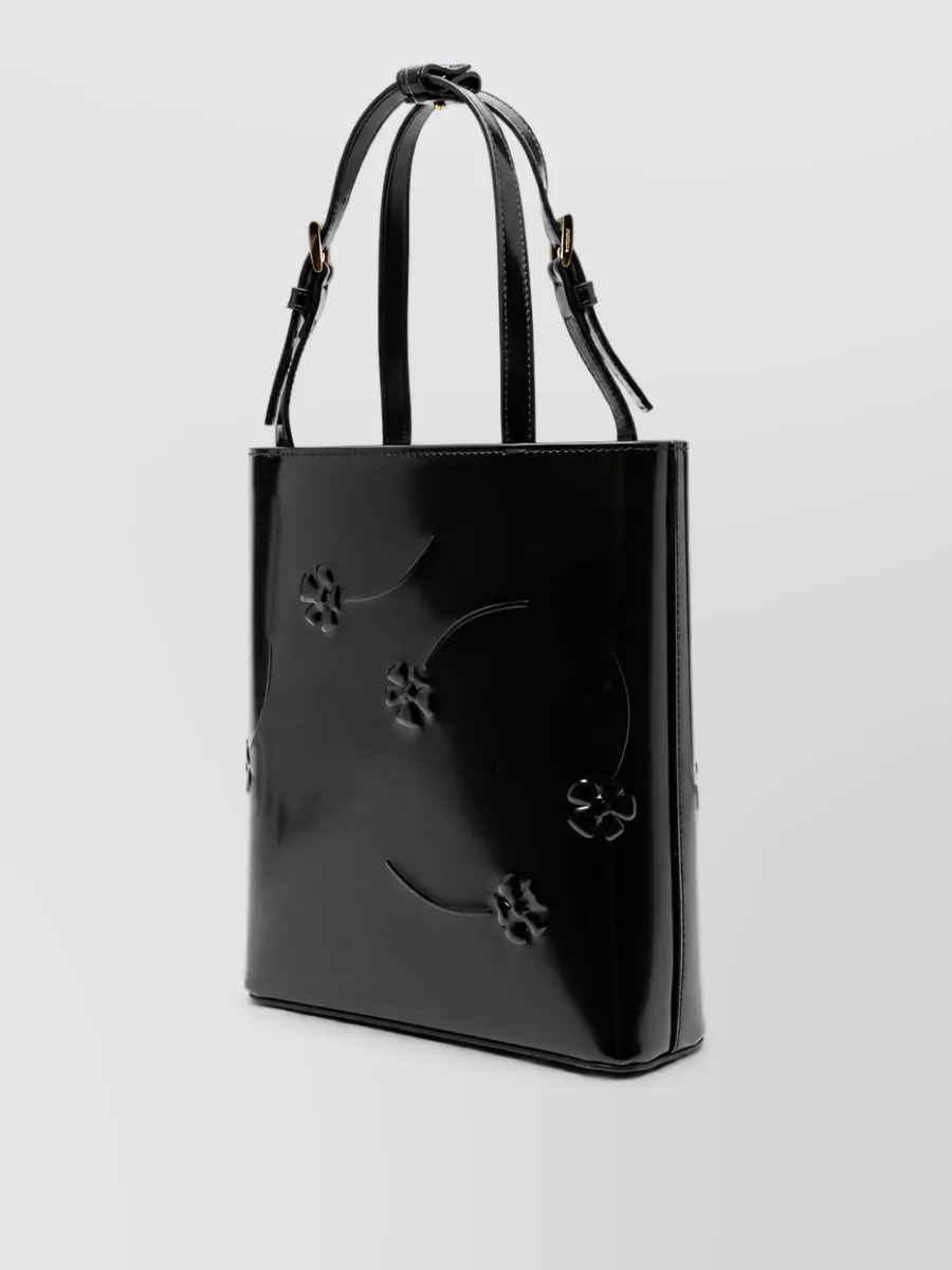 Prada Triangle Leather Clutch Bag