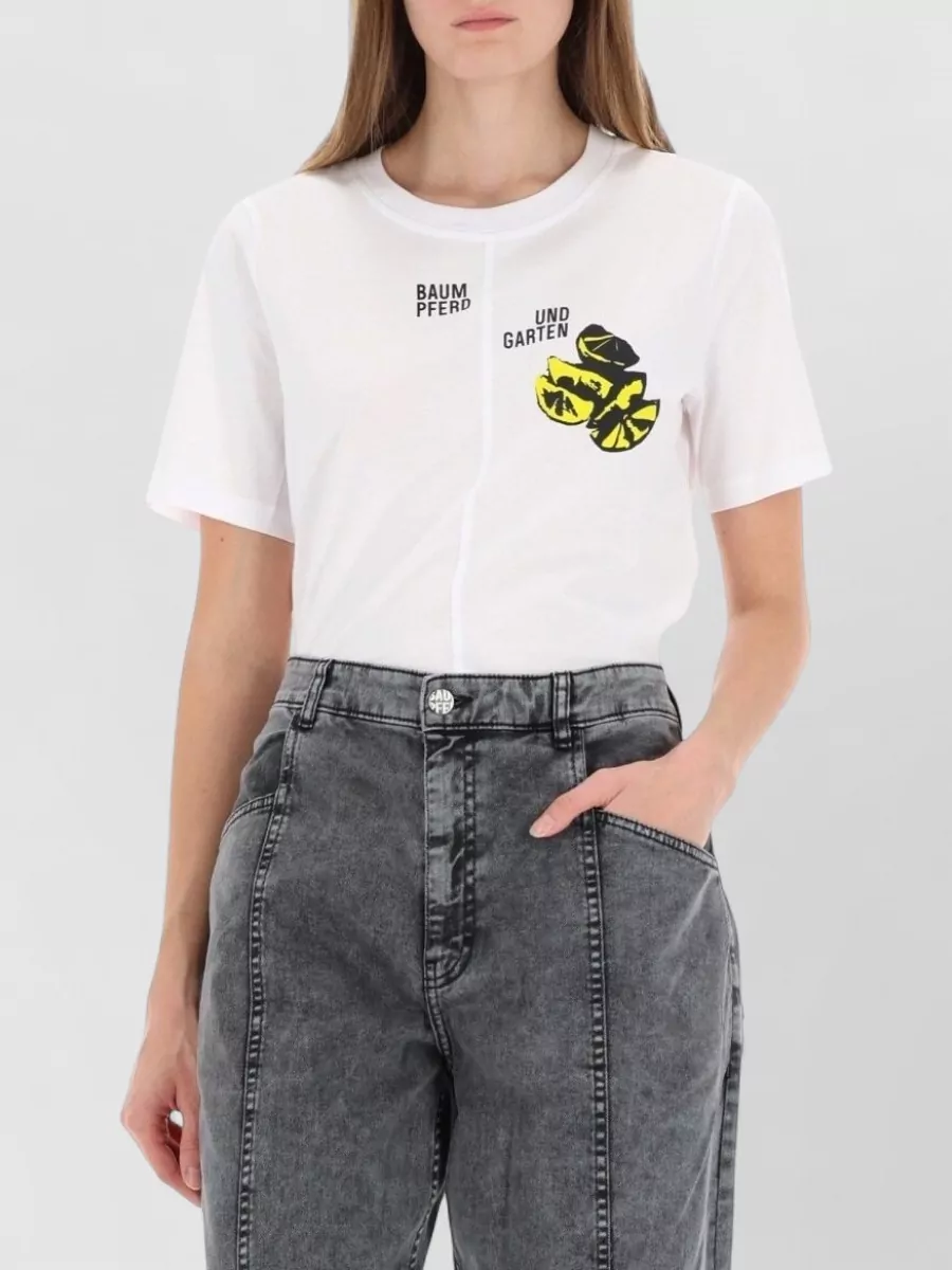 Baum Und Pferdgarten Asymmetric T-Shirt
