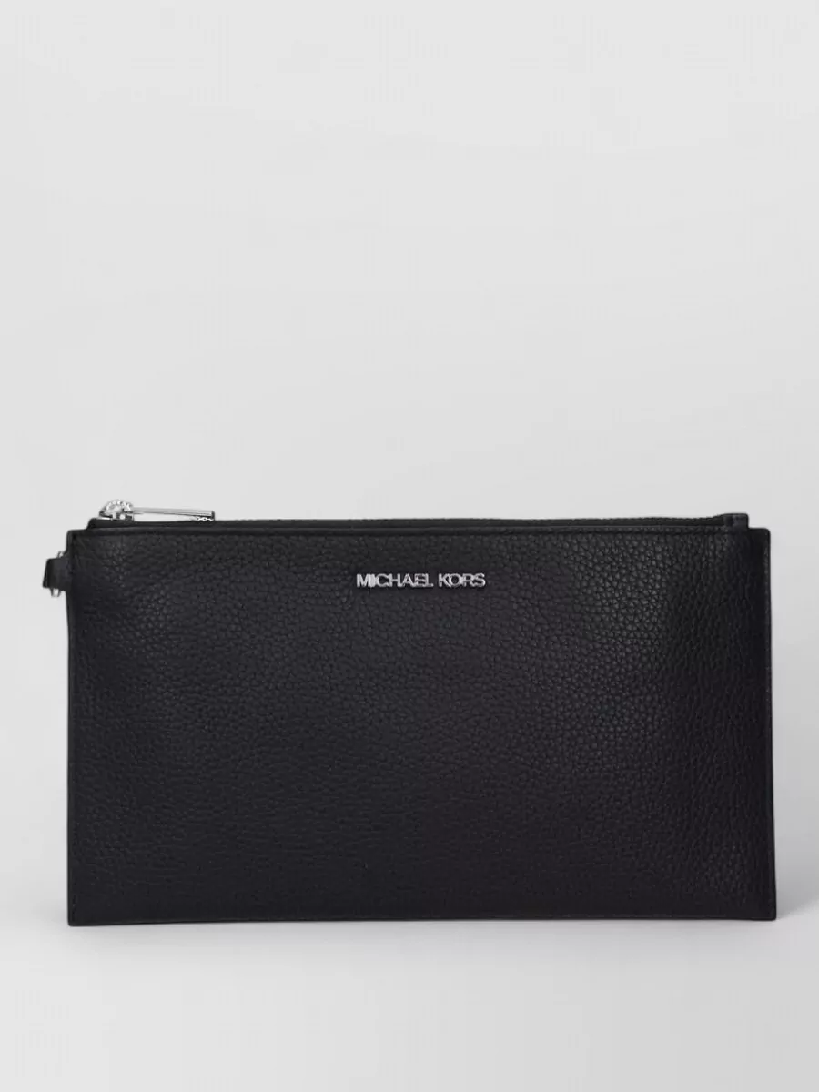 Michael Kors na leather clutch bag