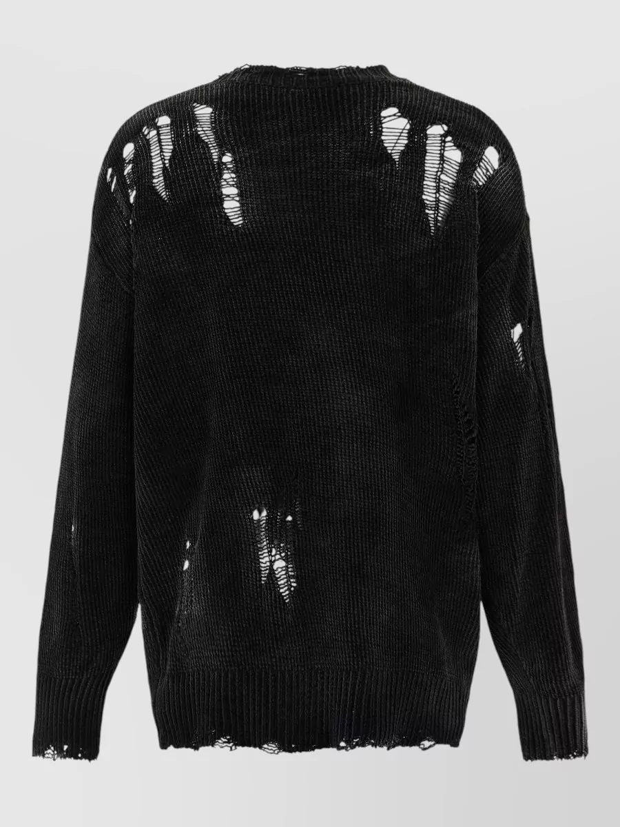 R13 Cotton V-Neck Long-Sleeve Cardigan