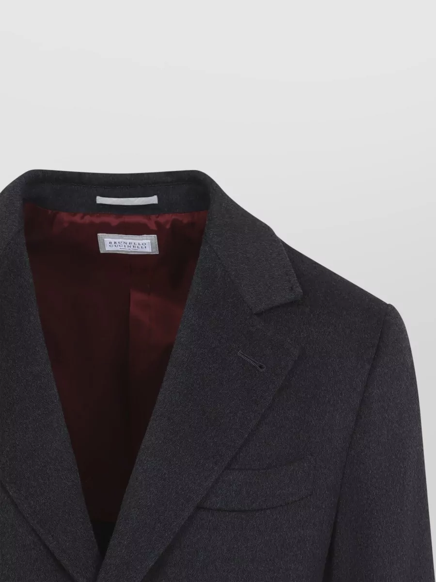 Brunello Cucinelli Cashmere Single-Breasted Coat
