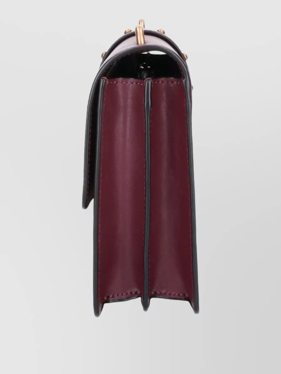Pinko Love Bag Leather Clutch Bag