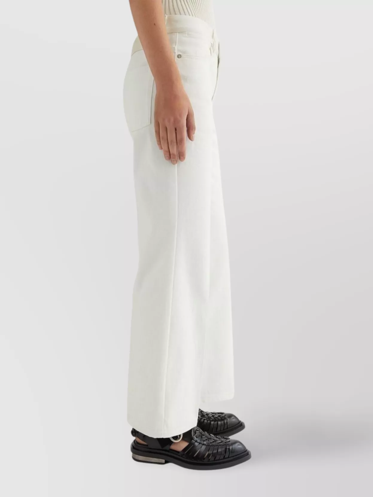 Jil Sander Cotton Flared Jeans
