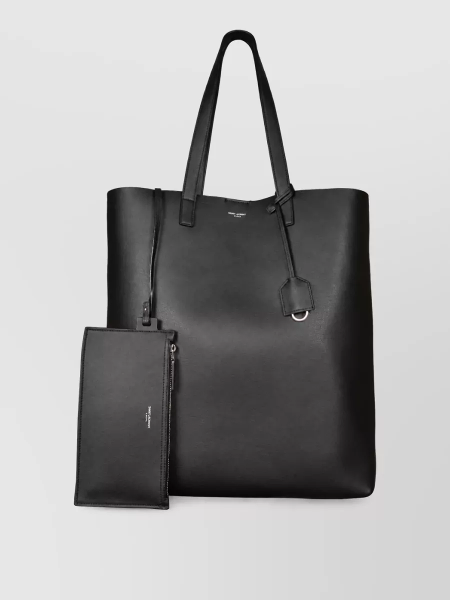 Saint Laurent calf leather tote bag