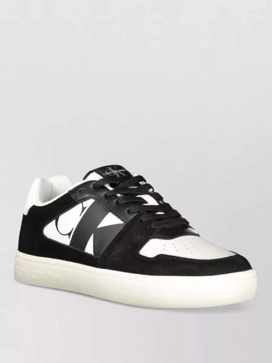 Calvin Klein Leather Low-Top Sneakers