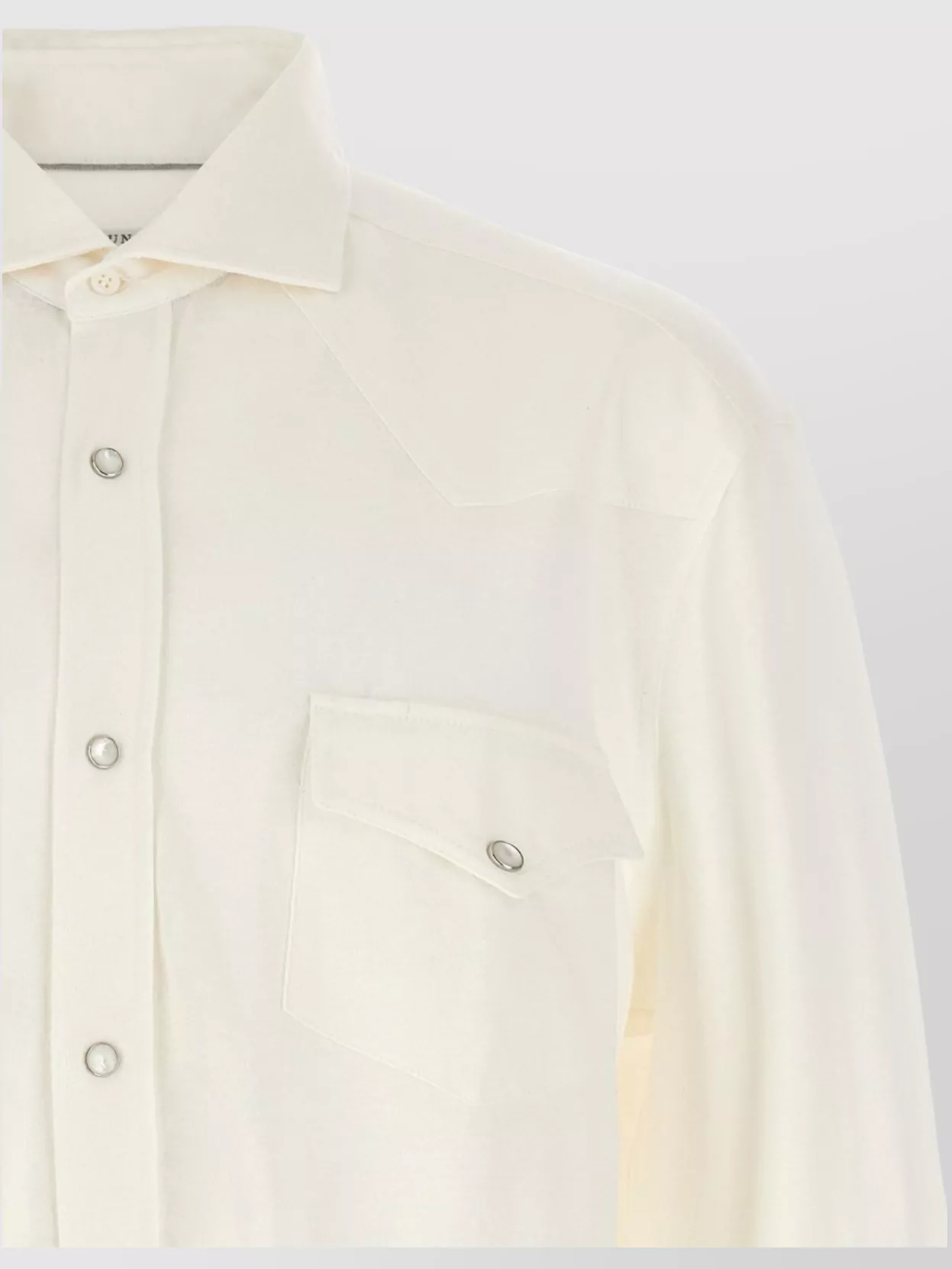 Brunello Cucinelli Shirt Linen Cotton Long Sleeves