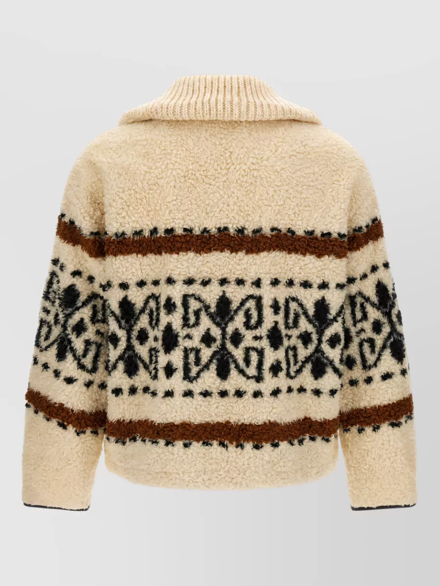 Isabel Marant Etoile Patterned Bouclé Zip Jacket