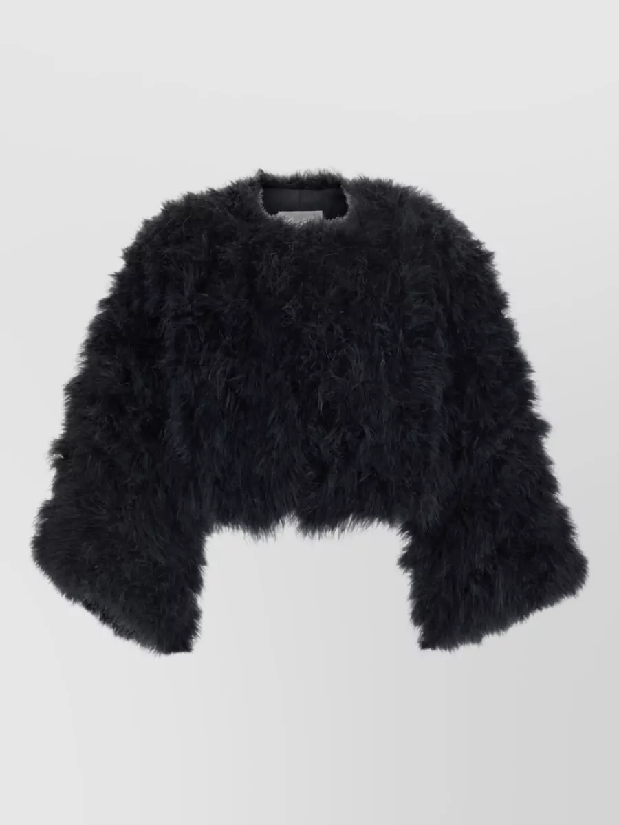 Yves Salomon Feather Down Cropped Jacket
