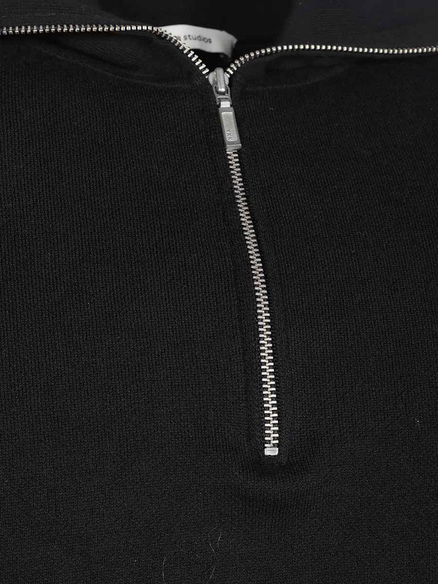 Entire Studios Zip Sweater Long Sleeves Ribbed Texture