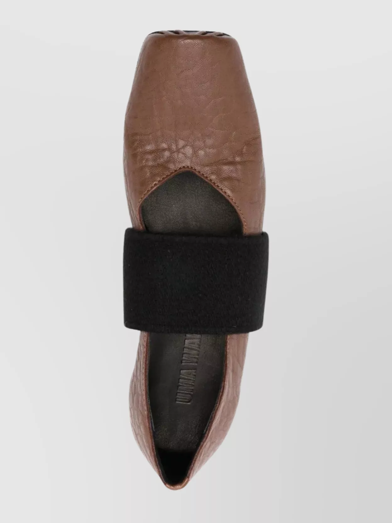 Uma Wang Square Toe Flat Ballerina Shoes
