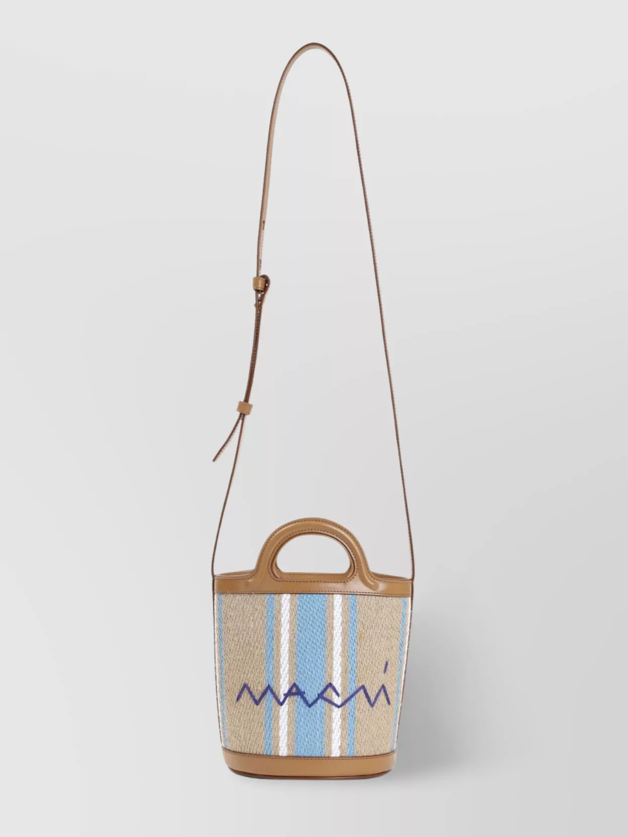 Shop Marni Tropicalia Mini Bucket Handbag