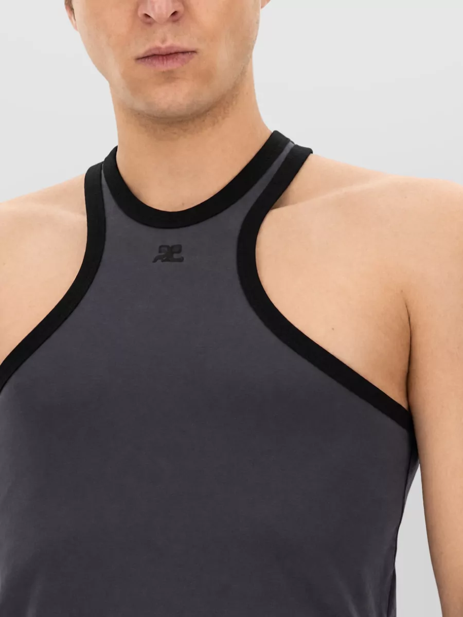 Courrèges Cotton Swim Top