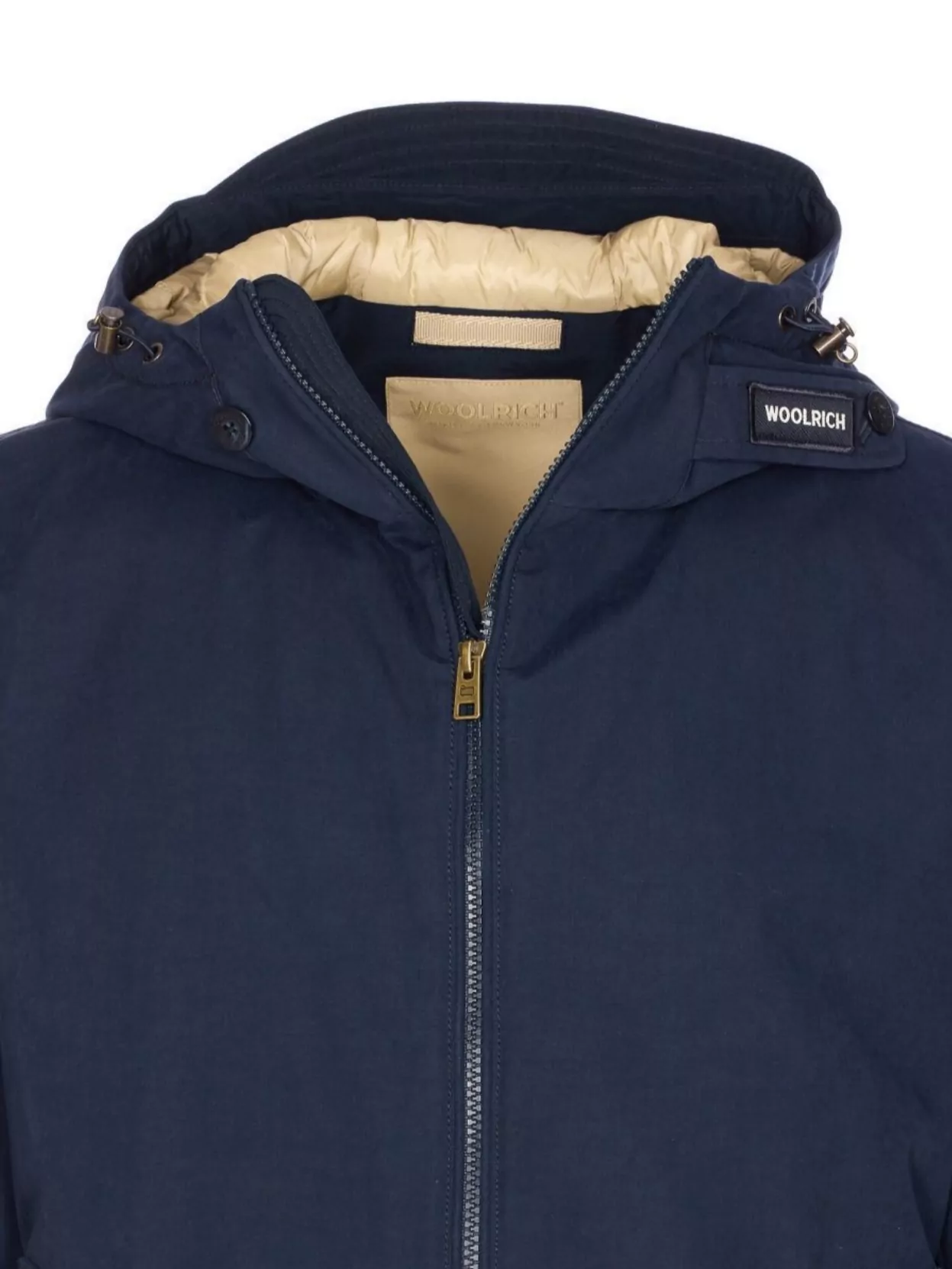 Woolrich Hooded Melton Pacific Jacket Pockets