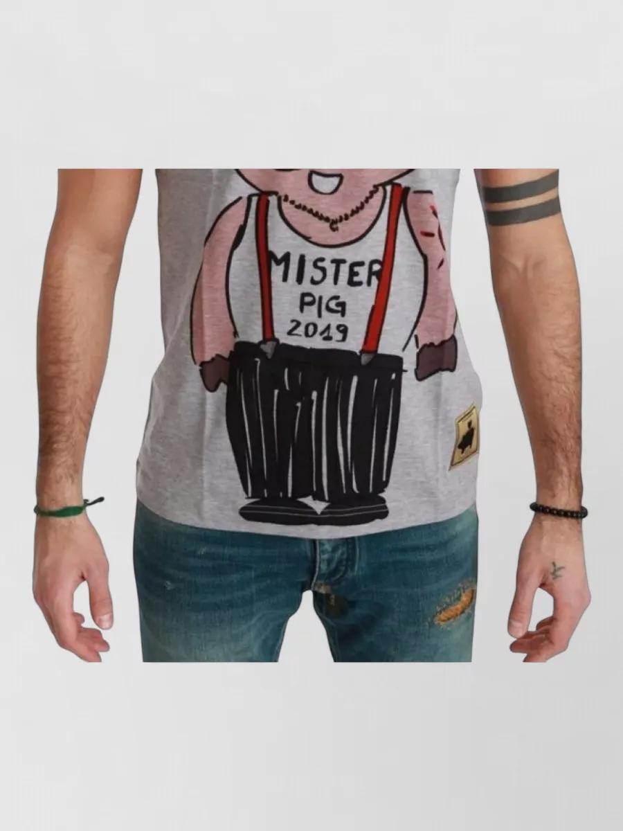 Dolce&Gabbana cotton printed short-sleeve t-shirt