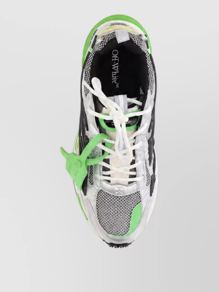 Off-White Bicolor Low-Top Sneakers