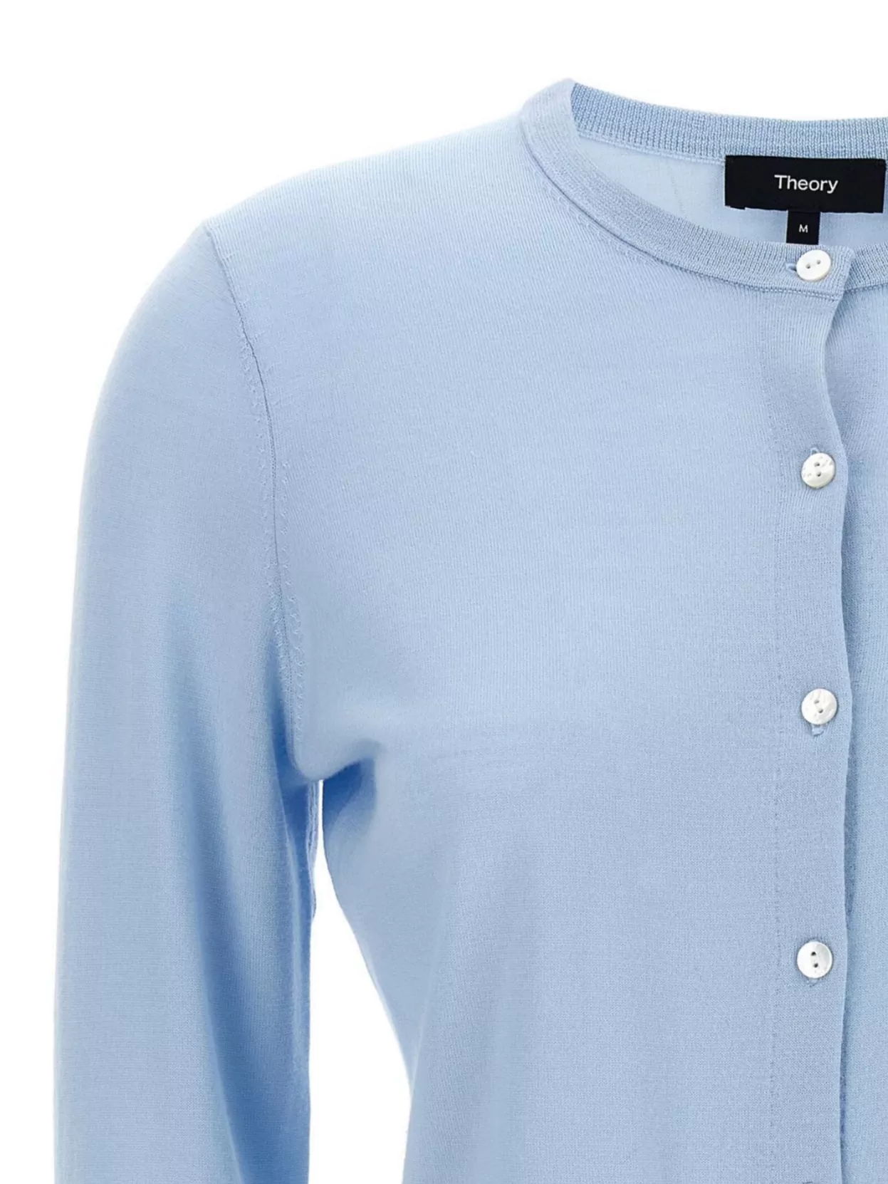 Theory Crew Neck Knit Cardigan