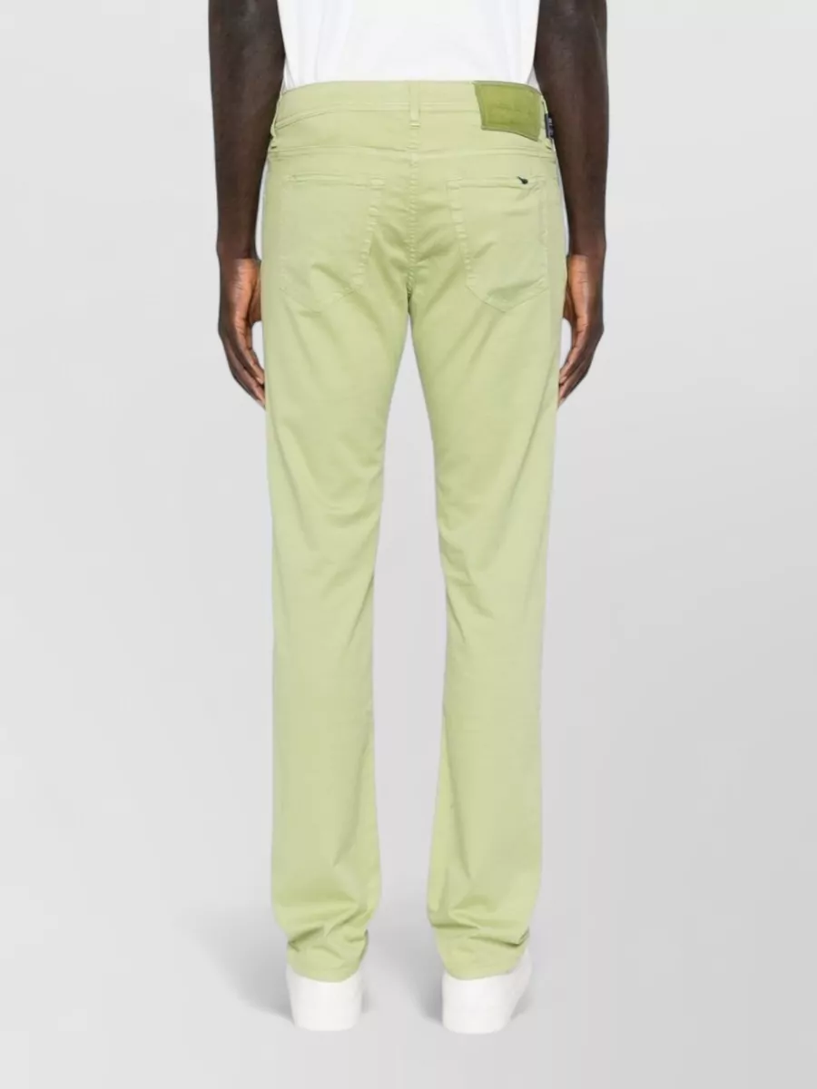 Jacob Cohen Straight Leg Trousers Five Pocket Belt Loops