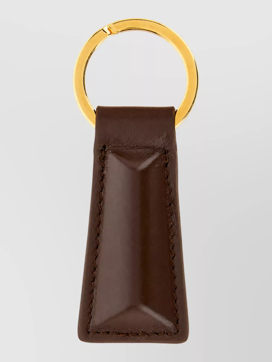 Jil Sander Leather Linea Keyring