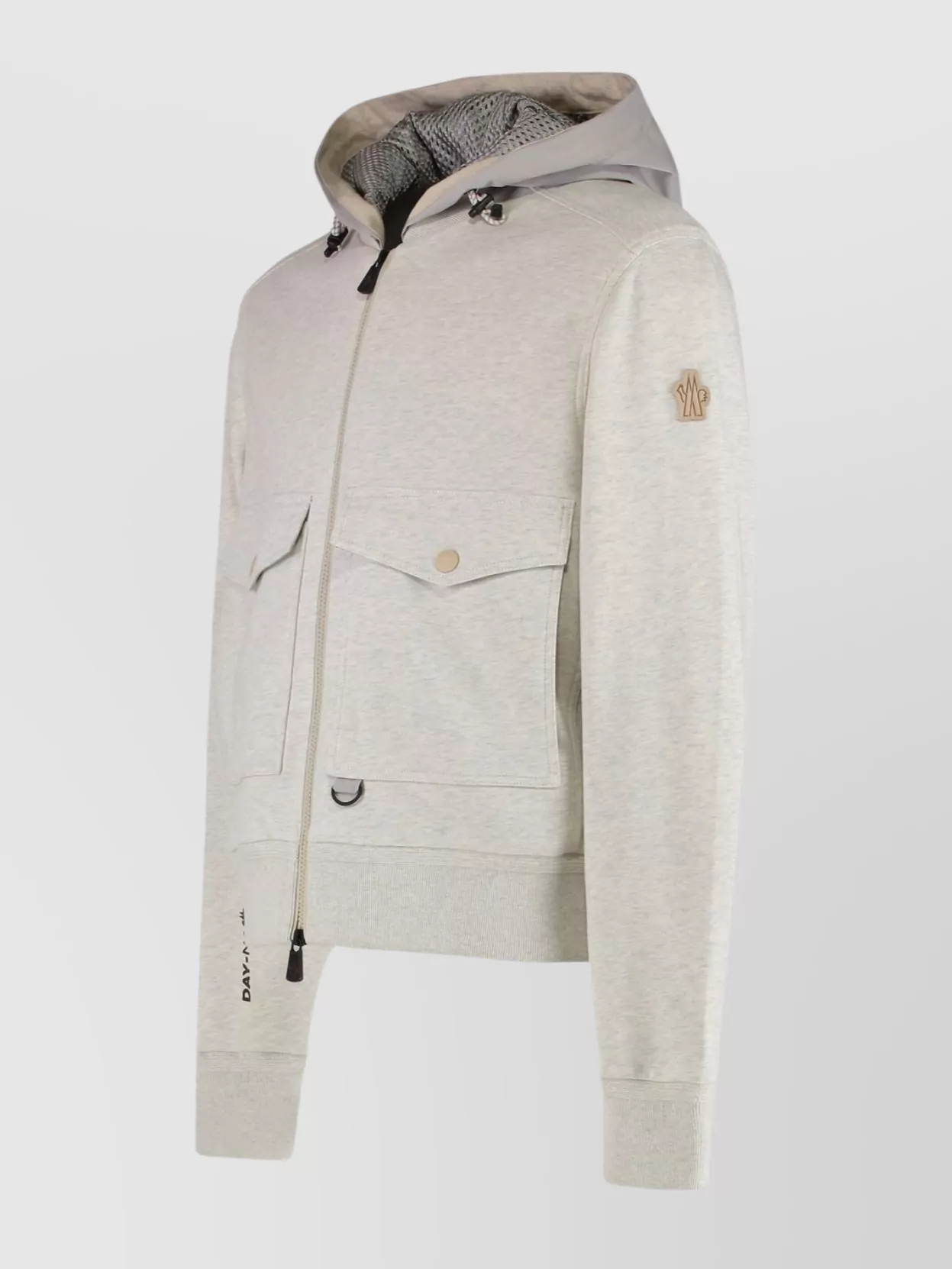 Moncler Grenoble Full Zip Hoodie Featuring Front Pockets