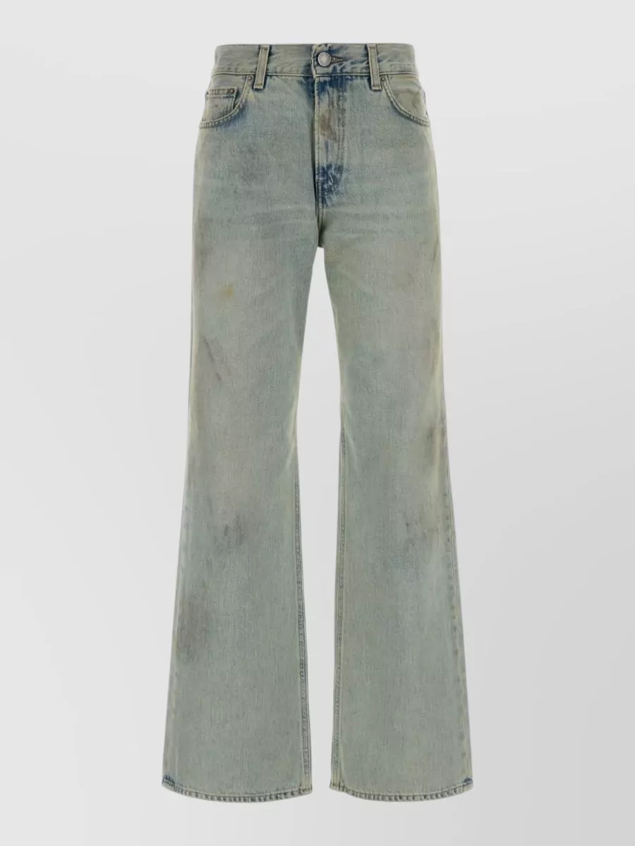Haikure denim wide-leg trousers