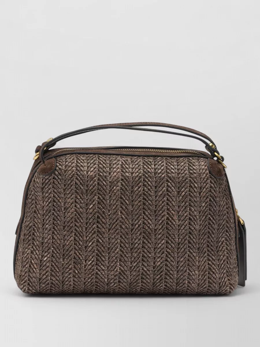 Gianni Chiarini Shoulder Bag Detachable Strap Gold Tone Hardware