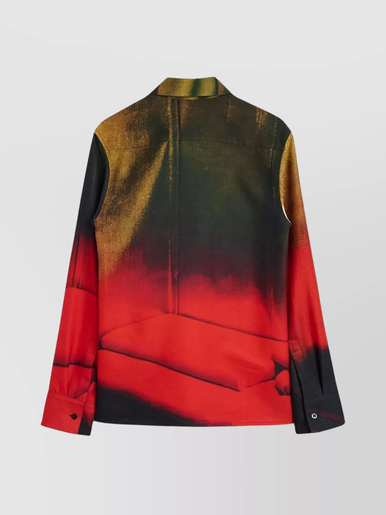 Jil Sander Casual Gradient Long Sleeve Shirt With Buttoned Cuffs