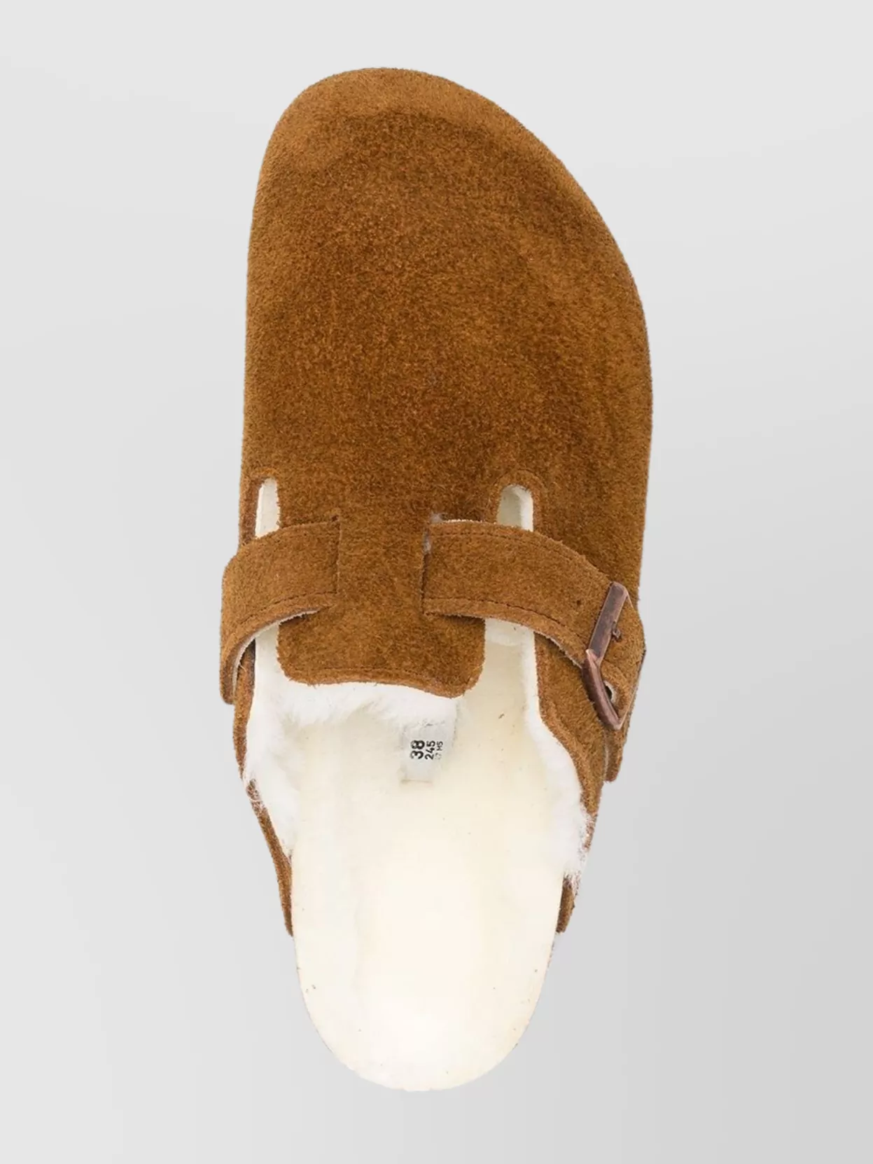 Birkenstock Suede Slippers Featuring Buckle Detail