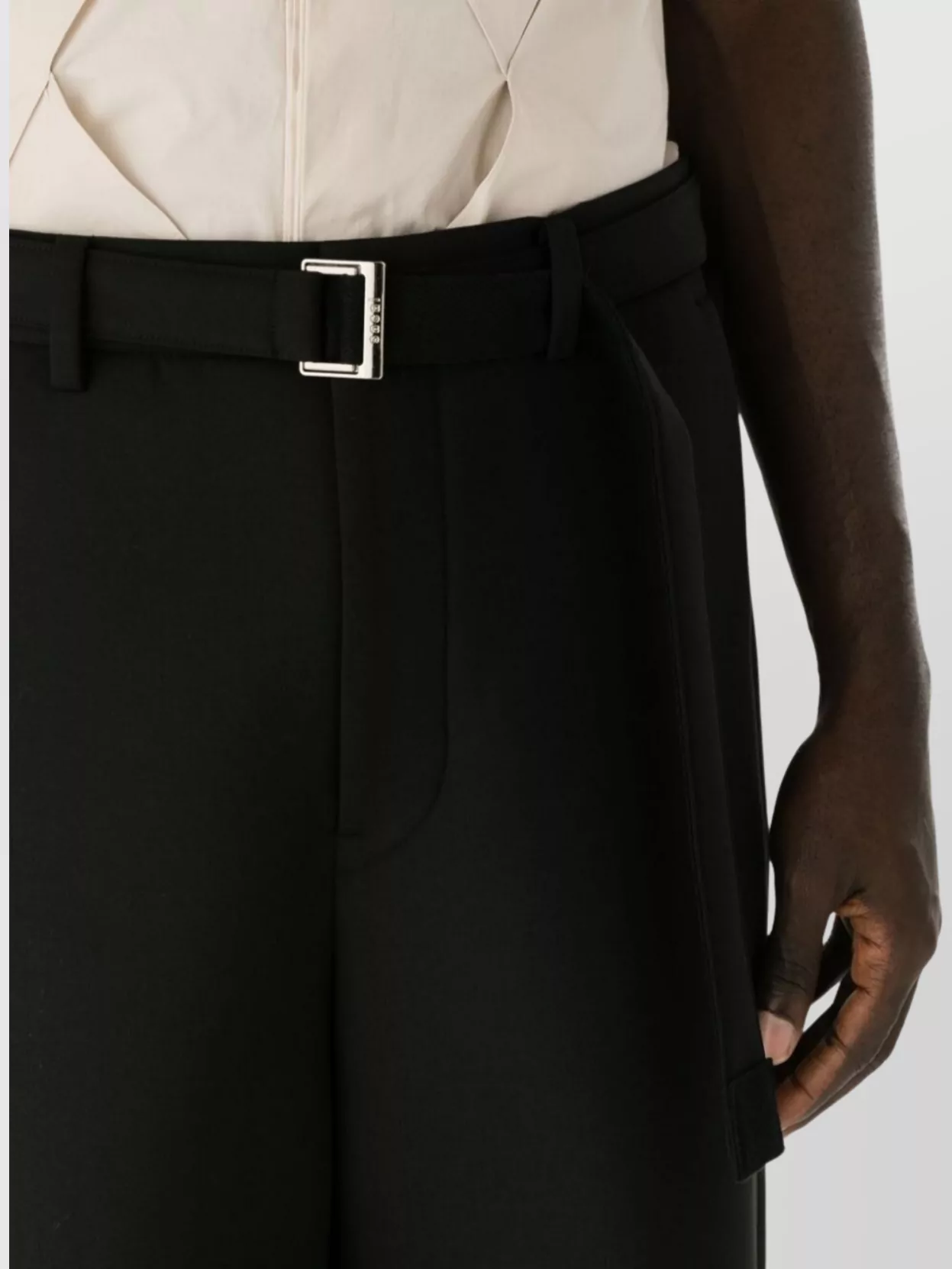 Sacai Bonding Pants Wide Leg