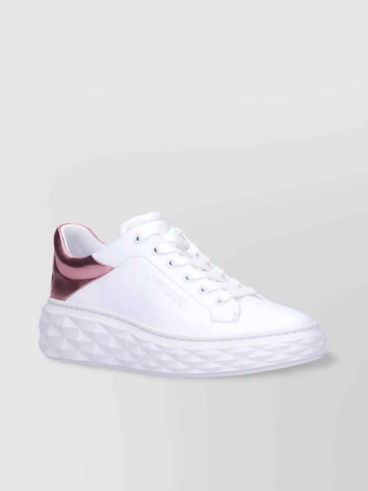 Jimmy Choo Sneakers Low Top Metallic Heel Detail