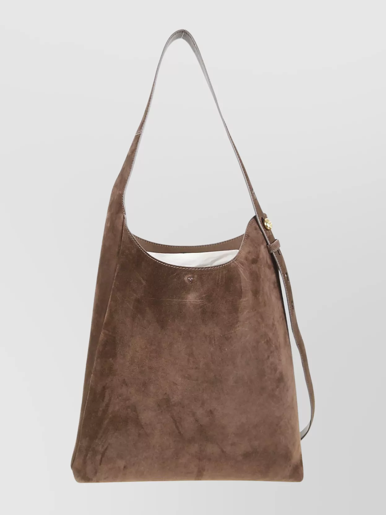 Tory Burch Suede Hobo Bag Adjustable Strap In Brown
