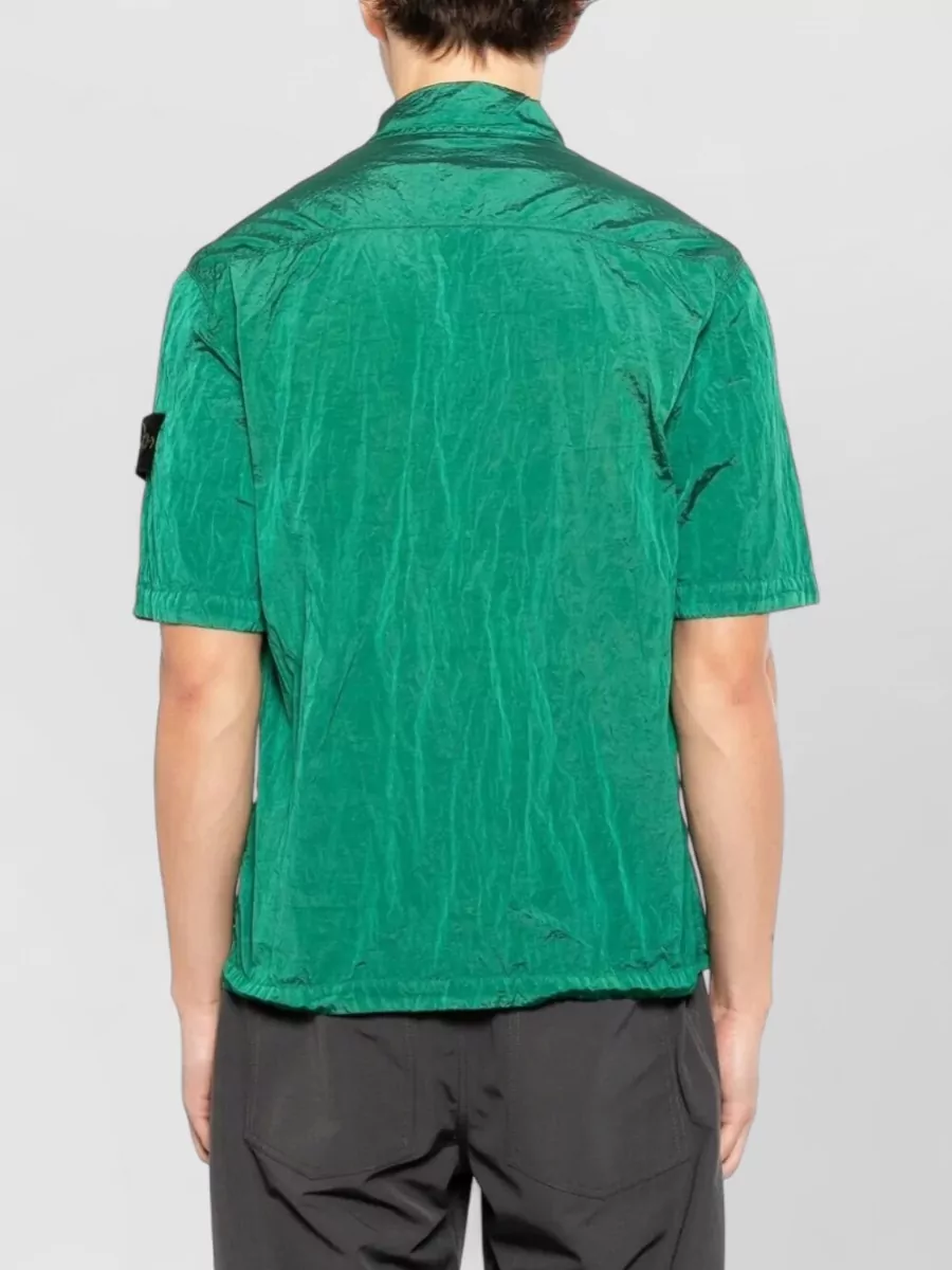 Stone Island Nylon Short-Sleeve Overshirt