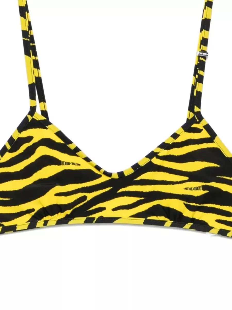 The Attico Zebra-Print Bikini
