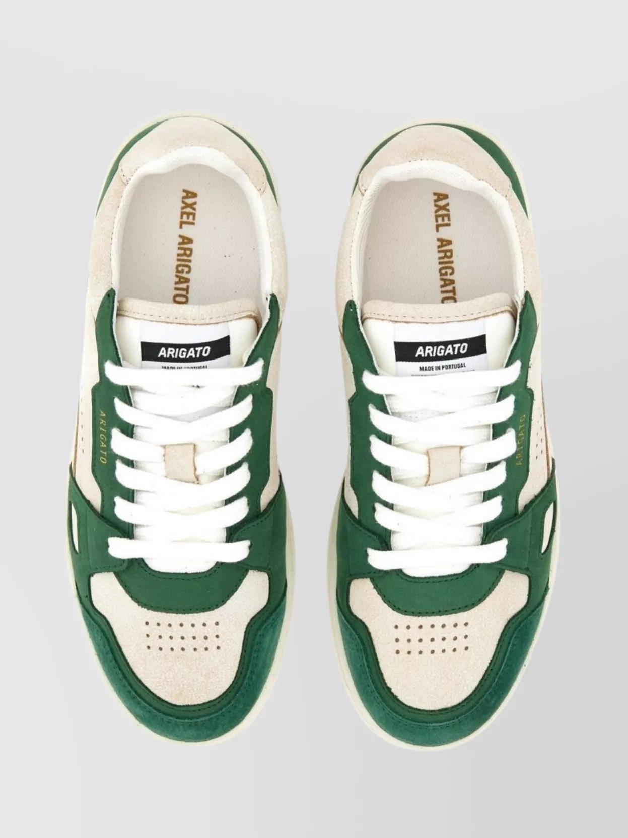Axel Arigato Contrast Panels Flat Sole Perforated Design