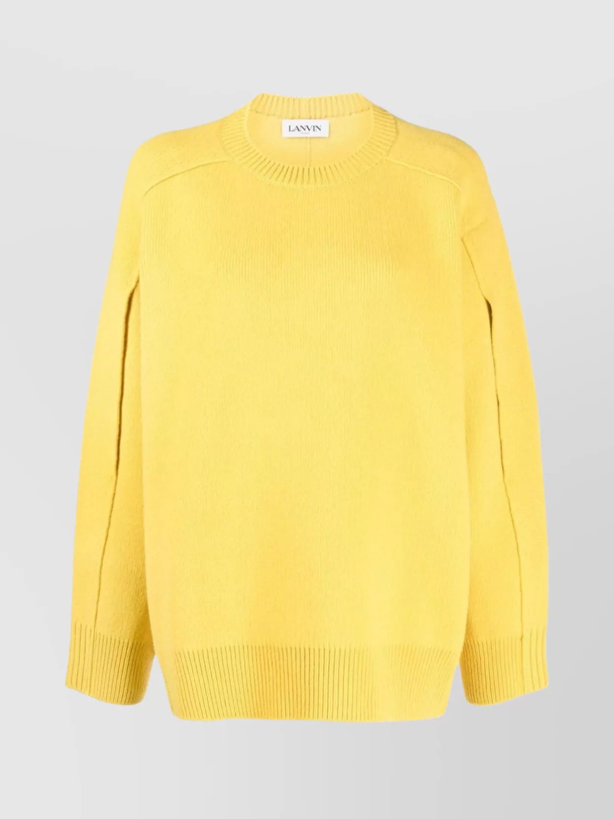 Lanvin Crew Neck Cape Jumper