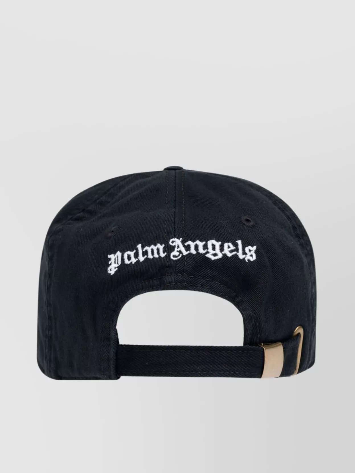 Palm Angels Adjustable Monogram Baseball Cap With Curved Brim