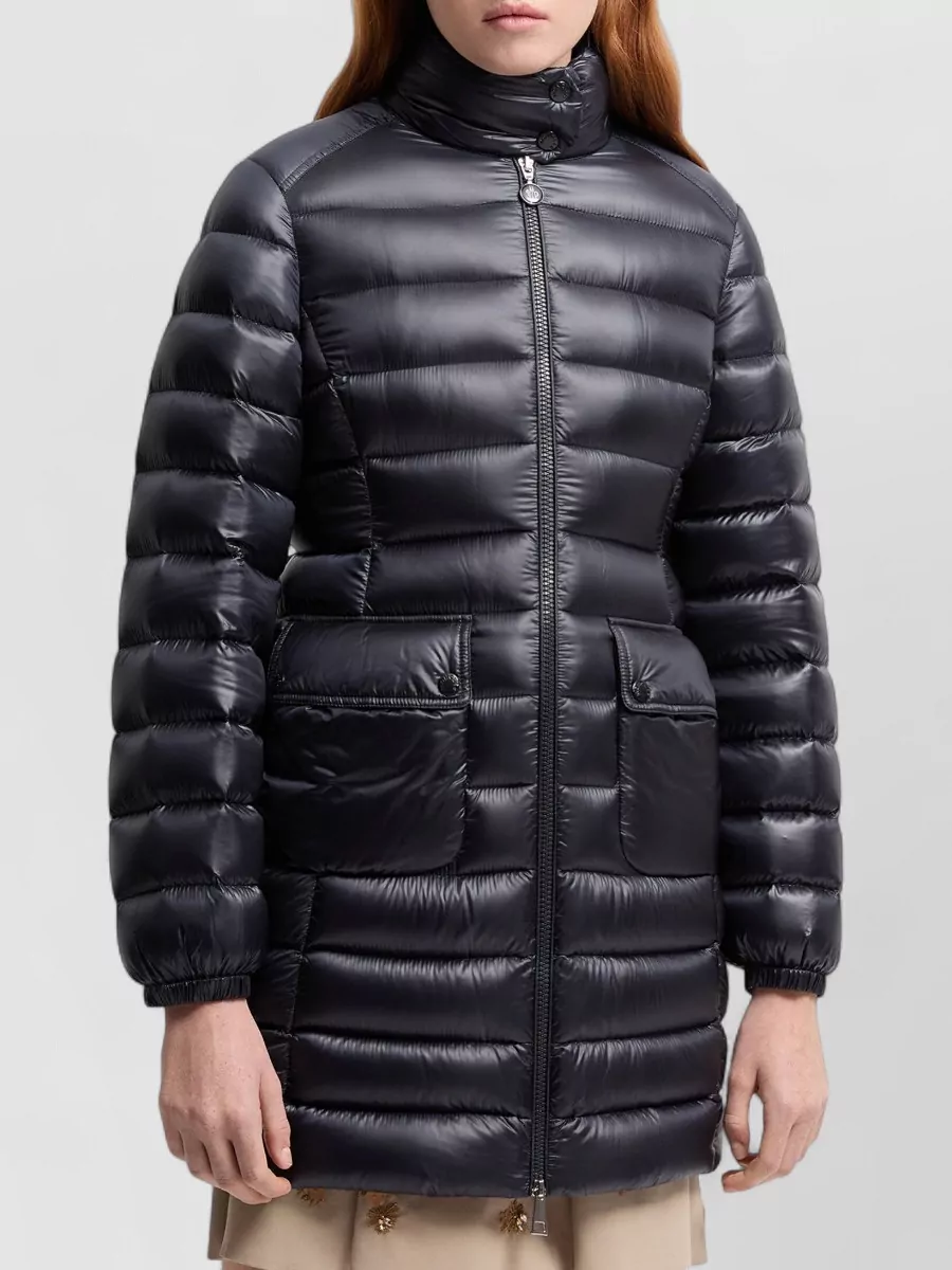Moncler Genet Long Down Jacket High Collar