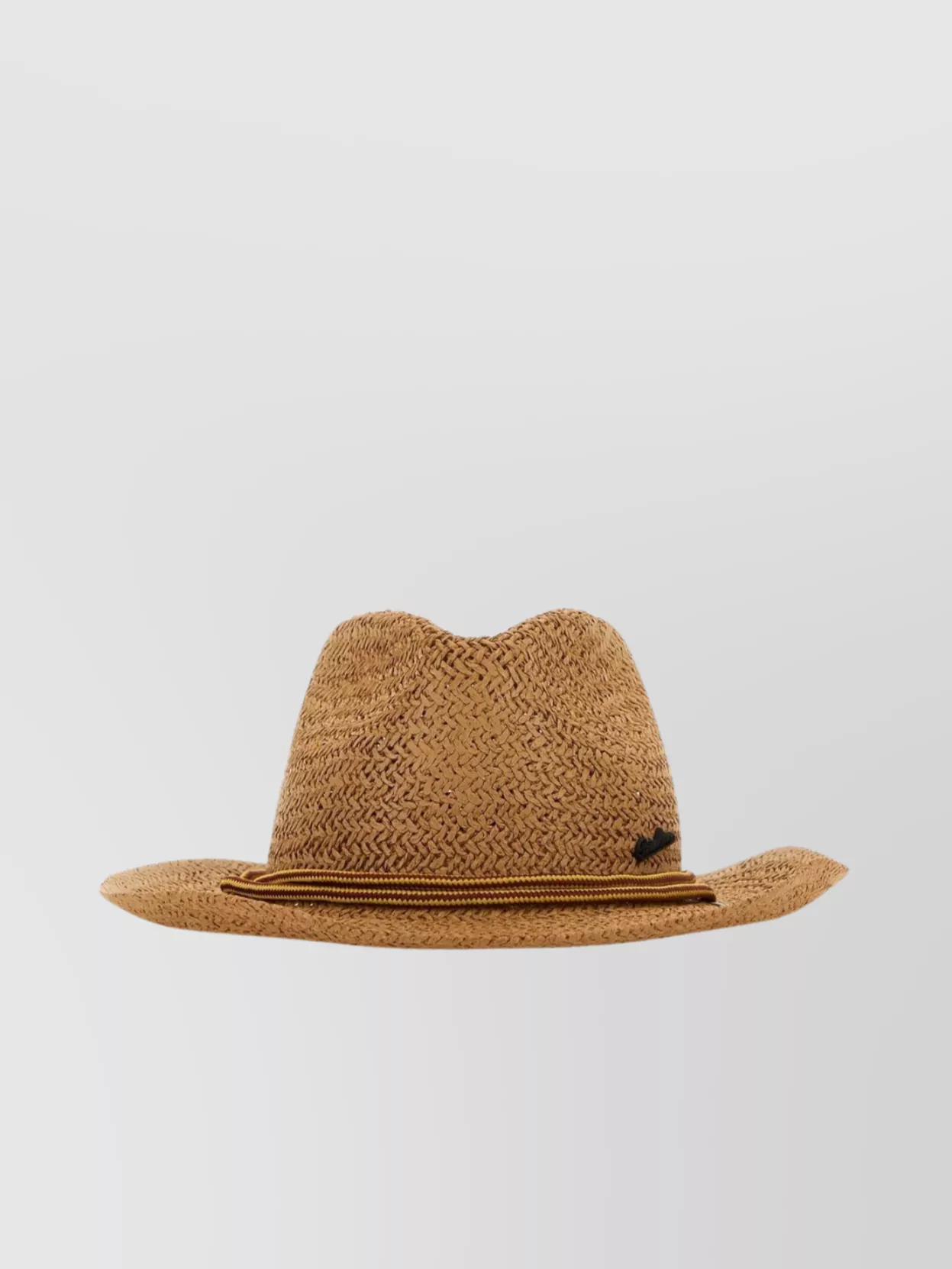 Shop Borsalino Sun Hat With Wide Brim And Woven Texture