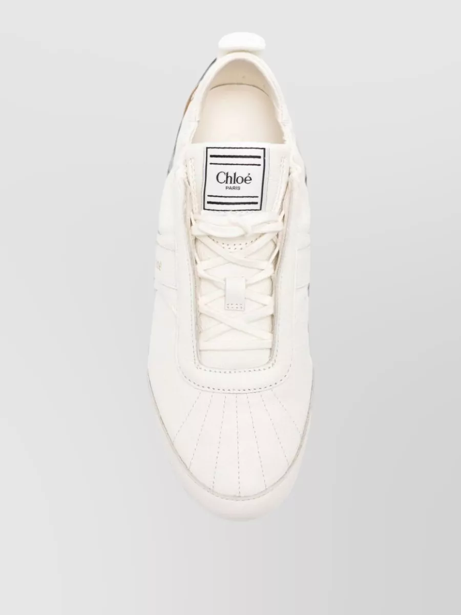 Chloé Leather Low-Top Sneakers