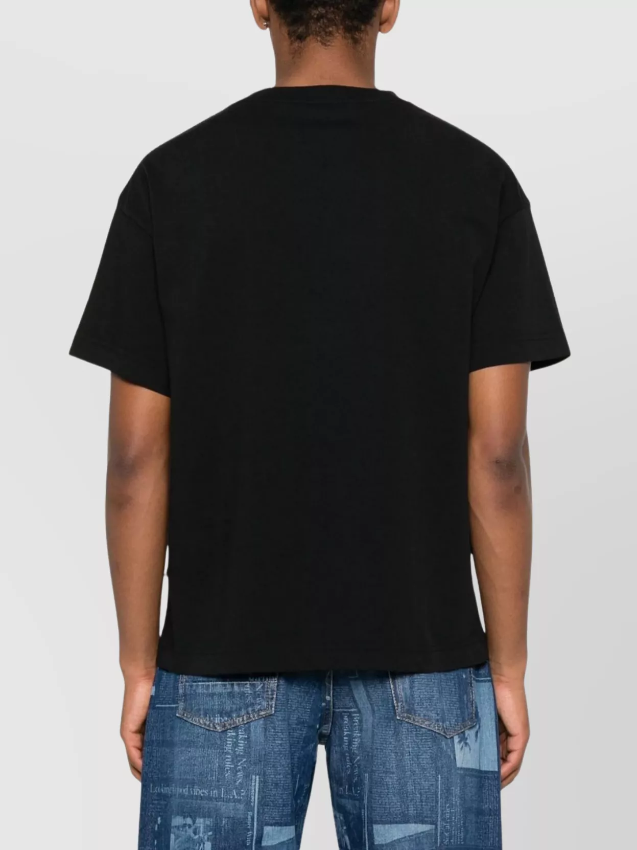 Palm Angels Graphic Print Crew Neck Short Sleeve T-Shirt