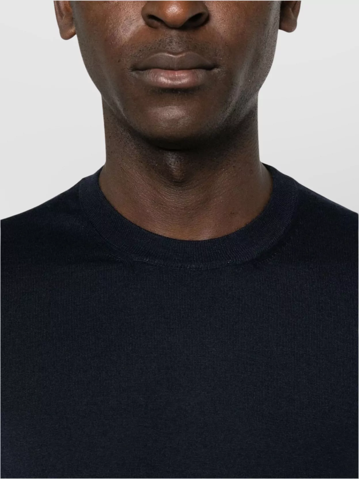 Zanone Ribbed Crew Neck Sweater With Long Sleeves