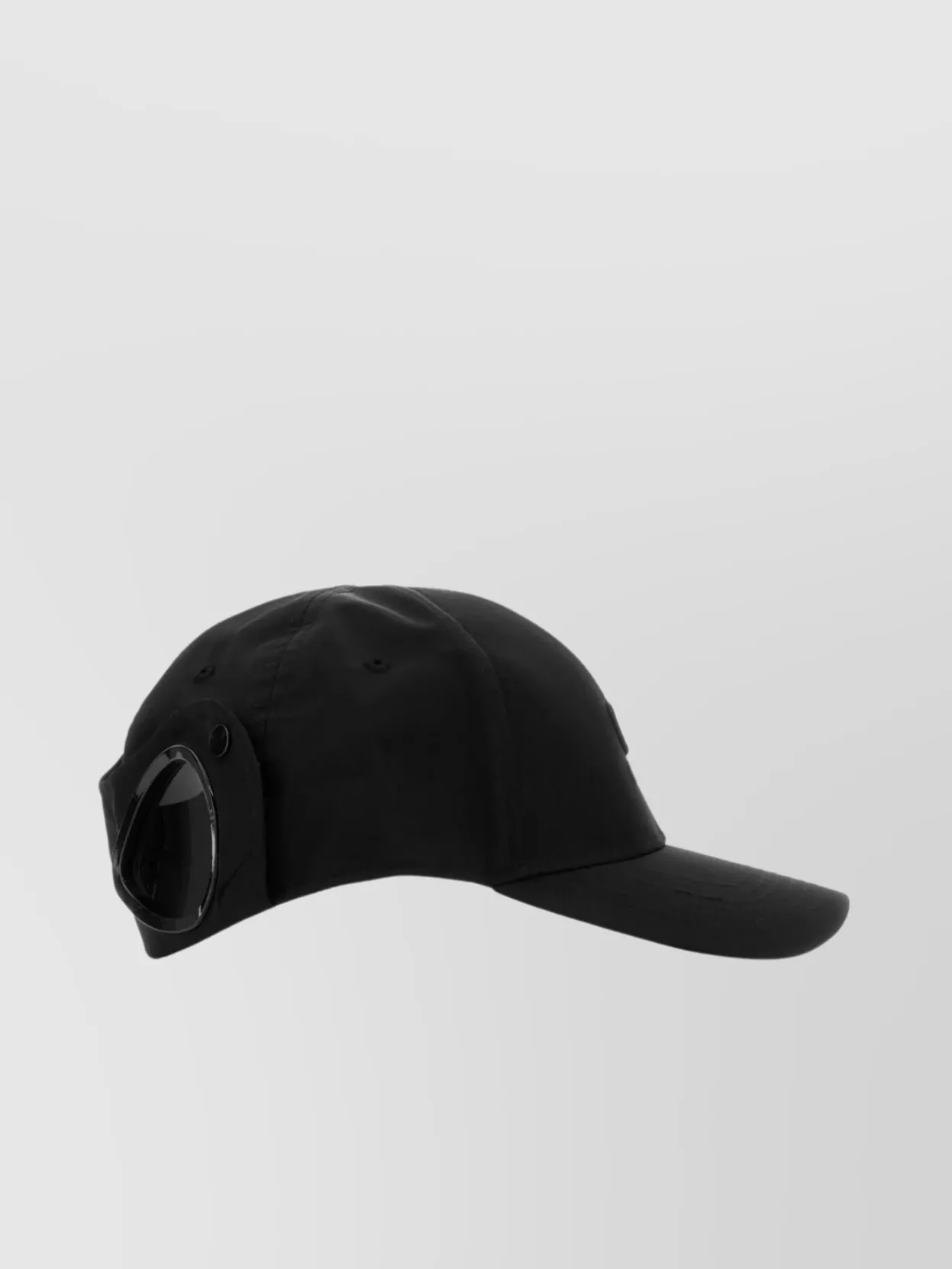 C.p. Company Chrome-r Embroidered-logo Cap In Black