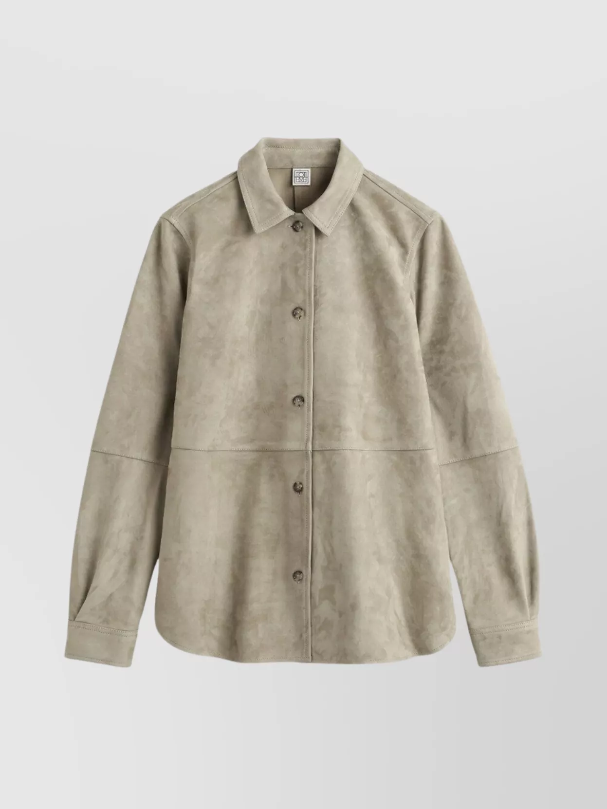 Totême Luxe Shirt Suede Panel Detailing