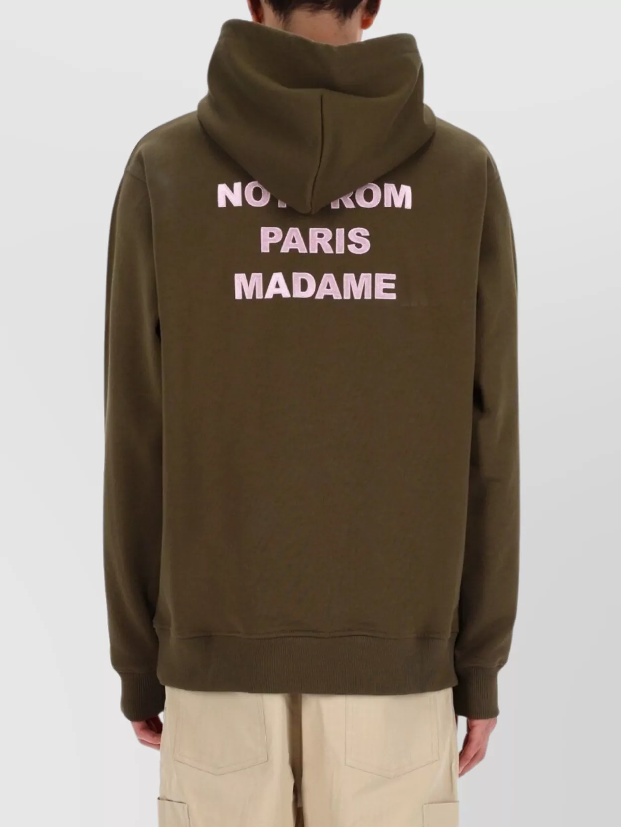 Drôle De Monsieur Hooded Sweater Kangaroo Pocket